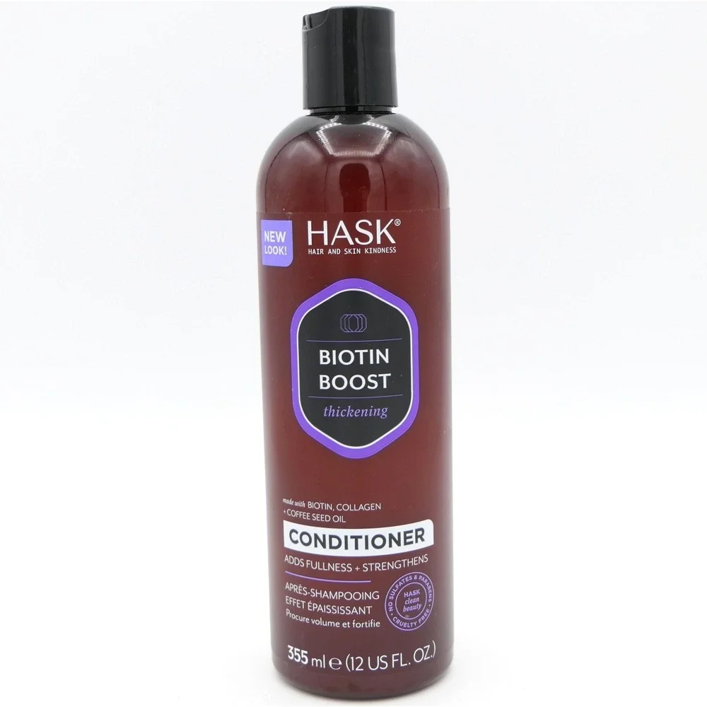 Hask Biotin Boost Thickening Conditioner 12 oz Adds Fullness + Strengthens Hair